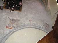 France, Isere, Cremieu, Eglise des Augustins, fresque (2)